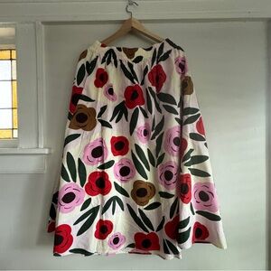 NWT Marimekko x Uniqlo Floral Skirt - L